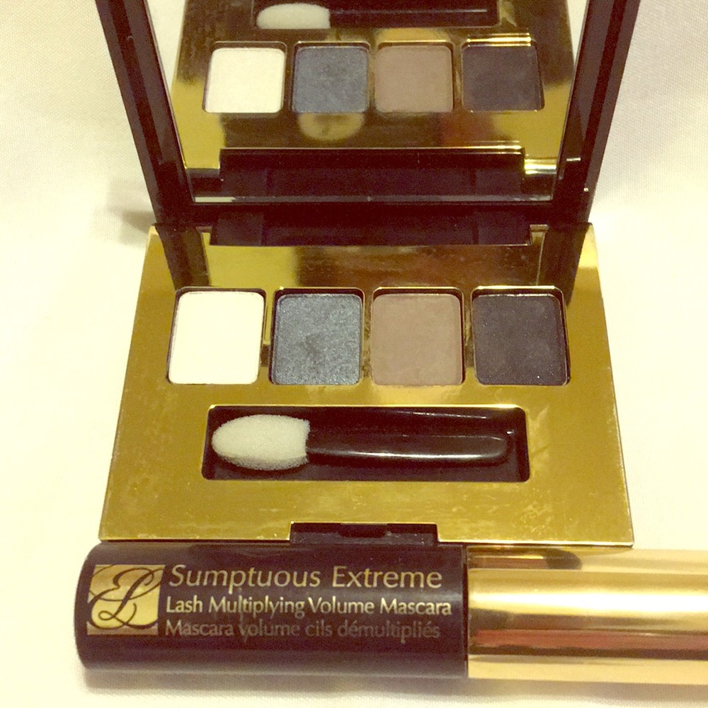 Estee Lauder eyeshadow and mascara